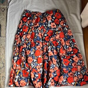 Boden Tiered Maxi Skirt 14
